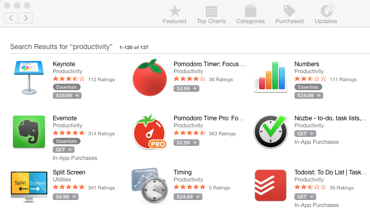 App Store in OS X